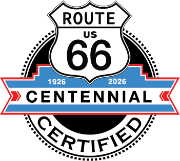 Route 66 Centennial Certified emblem